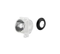 THIRARD - Consignation D'arrêt D'urgence Amovible - Corps En Résine Transparente - Fixation sur Bouton - Cloche Amovible - Translucide - Idéal Pour Systèmes - Ø 22 mm