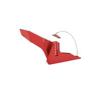 THIRARD - Consignation de Vanne 1/4 Tour - Corps en Acier Peint - Résistance Thermique - Verrouillage Par Cadenas - Compatibilité avec Vannes 1/4 de Tour - Plat Ajustable - Rouge