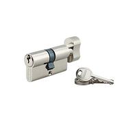 THIRARD - Cylindre de serrure à bouton SA, 30Bx30mm, anti-arrachement, nickel, 3 clés