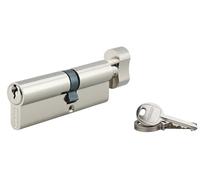 THIRARD - Cylindre de serrure à bouton SA, 40Bx50mm, anti-arrachement, nickel, 3 clés