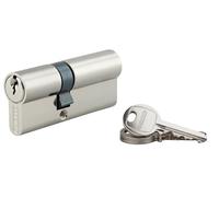 THIRARD - Cylindre à clé crantée 30 x 55 mm nickelé 3 clés