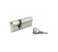 THIRARD - Cylindre à clé crantée 30 x 60 mm 3 clés avec vis de 45 mm nickelé