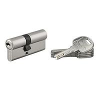 THIRARD - Cylindre de haute sûreté en laiton nickelé modèle 'Trafic 6' 30 x 40 mm