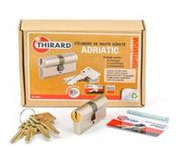 Thirard - Cylindre de porte haute securite nickele adriatic THIRARD Dimension - 30 x 35 mm Nickelé G