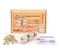 Thirard - Cylindre de securite 33x33 nickele debrayable pour porte ATLANTIC M THIRARD G