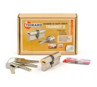 Thirard - Cylindre de securite nickele pour porte transit 2 THIRARD Dimension - 30 x35 mm Nickelé G