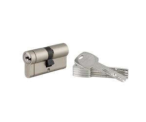 THIRARD - Cylindre De Serrure 30 X 30 mm Nickelé - Transit 1 - Dimensions : 30x30 - Cylindre Profile - Transit - Profil européen laiton Mécanisme à 6 goupilles