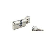 THIRARD - Cylindre de serrure à bouton, 35Bx25mm, anti-arrachement, nickel, 3 clés