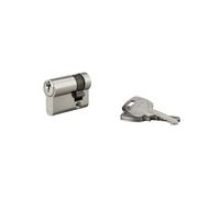 THIRARD Cylindre de Serrure Demi-Cylindre 30 x 10 mm, Nickel, 3 Clés