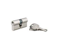 Thirard – Cylindre de serrure double entrée 30 x 30 mm laiton nickelé 5 goupilles anti-arrachement