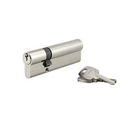 THIRARD - Cylindre de serrure double entrée, 30x70mm, anti-arrachement, nickel, 3 clés