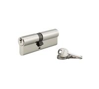 Thirard – Cylindre de serrure double entrée SA 40 x 50 mm anti-arrachement nickel 3 clés 1 pièce