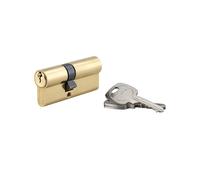 THIRARD Cylindre de Serrure Double Entrée FONCTION URGENCE, 35 x 40 mm | Protection anti-arrachement, mécanisme à goupilles haute précision, finition laiton, compatible portes standards