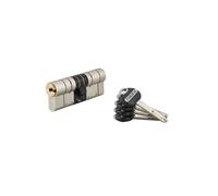 THIRARD Cylindre de Serrure Federal 2, Double Entrée, 42 x 42 mm, Nickel