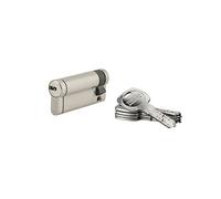 THIRARD - Cylindre de Serrure Trafic 12 - Demi-Cylindre 60 x 10 mm - Nickel - Haute Sécurité - 8 Goupilles - Anti-Arrachement, Anti-Perçage, Anti-Casse - Carte Propriété - 5 Clés Réversibles