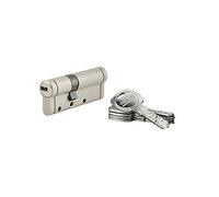 THIRARD - Cylindre de Serrure Trafic 12 - Laiton - Pour Porte D'entrée - 8 Goupilles - Anti-Arrachement, Anti-Perçage, Anti-Crochetage, Anti-Casse, Anti-Snap - 30 x 50 mm - Gris