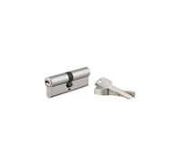 THIRARD Cylindre de serrure Trafic 6, 40 x 45 mm, Nickel, 5 clés | Fonction urgence, protection anti-perçage, anti-arrachement, double entrée, finition nickelée, haute sécurité