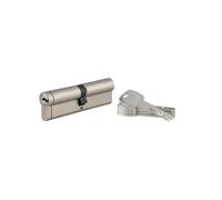 THIRARD - Cylindre de porte 50 x 60 mm avec 5 clés longues, fonction urgence, compatible portes d’entrée, sécurité renforcée, installation facile