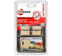 Thirard - Cylindre double de sécurité 33x33 nickelé débrayable pour porte ATLANTIC M THIRARD Nickelé G