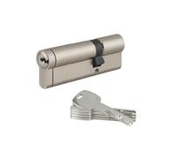 THIRARD Cylindre double Transit 1 UNIKEY, 40 x 70 mm, 5 clés, nickelé | Système s'entrouvrant, finition nickelée, haute sécurité, compatible toutes portes, clé unique pour plusieurs cylindres