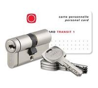 Thirard - Cylindre europeen haute surete barillet serrure de porte 4 cles et carte propriete Thirard Transit 1 Taille - 35x35mm G