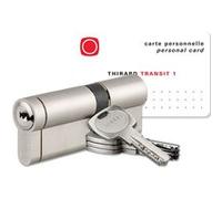 Thirard - Cylindre europeen haute surete barillet serrure de porte 4 cles et carte propriete Thirard Transit 1 Taille - 30x50mm G