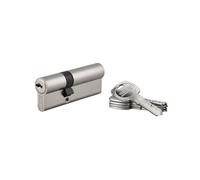 THIRARD Cylindre Trafic 6, 30 x 50 mm, Anti-perçage, Nickel, 5 Clés