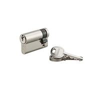 THIRARD - Demi-cylindre de serrure SA, 40x10mm, anti-arrachement, nickel, 3 clés