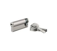 THIRARD Demi-cylindre Trafic 6, 60x10 mm, Anti-perçage, Nickel, 5 Clés