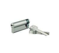 THIRARD Demi-cylindre Trafic 6 UNIKEY, 60 x 10 mm, Argent, 5 Clés | Demi-cylindre, système UNIKEY ouverture unique, finition laiton nickelé, 5 clés réversibles incluses, haute précision
