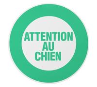 THIRARD - Plaque Signaletique Ø180Mm - Attention Au Chien