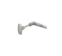 THIRARD - Ensemble de Bouton et Béquille pour Porte Intérieure - Carré 6 mm - Finition Zingué - Installation Facile - Adaptable Sur Serrures en Applique - Gris