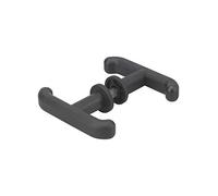 THIRARD - Ensemble de Poignées pour Porte de Garage - Acier - Carré 8 mm - Usage Pratique et Sécurisé - Finition Noir - Design Élégant - Installation Facile