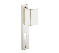 THIRARD - Ensemble de Poignées pour Porte d'Entrée Palière Picardie - Aluminium - Aileron Réversible - Carré 7 mm - Entr'Axes 195 mm - Finition Anodisée - Jaune/Doré