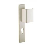 THIRARD - Ensemble de poignées pour porte d'entrée palière renf. Picardie trou cylindre, carré 7mm, entr'axes 195mm, couleur F2