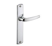 THIRARD - Ensemble de poignées pour porte intérieure Abbeville sans trou, carré 7mm, entr'axes 165mm, chromé - THIRARD