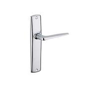 FERCO by THIRARD - Ensemble de poignées pour porte intérieure Ares sans trou, carré 7mm, entr'axes 165mm, chromé