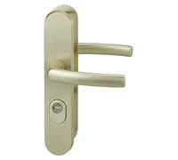 THIRARD - Ensemble poignés de sécurité pour porte d'entrée, béquille double, entr'axe de fixation 216mm, couleur F2