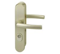 THIRARD - Ensemble poignés de sécurité pour porte d'entrée, béquille double, entr'axe de fixation 216mm, couleur F2