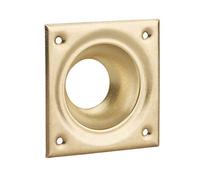 THIRARD - Entrée à Cuvette pour Verrou - Laiton Embouti - Adaptable sur Verrous de Sûreté - Installation Facile - Finition Décorative - Cacher Trous et Imperfections - Ø 23 mm - Jaune/Doré