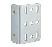 THIRARD - Équerre pour Gâche Plate - Boîtier de Serrure en Acier - Installation Facile - Sécurité pour Garage - Poignée Assortie - Gâche Équerre - Trois Clés Incluses - Gris