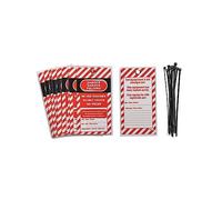 Thirard Étiquettes "DANGER - NE PAS TOUCHER" Lot de 10 FR/GB/ES