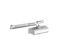 THIRARD - Ferme-Porte Automatique Hydraulique - Installation Facile - Force 2 à 4 - Finition Laqué Gris - Arrêt 90° - Adapté Portes Intérieures - Réglage Vitesse - Gris