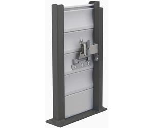 THIRARD - Ferme Volet Roulant - Anti-Soulèvement - Inox 18/10 - Accessoire Pratique pour Maison - Résistant et Sécurisé - 67 x 71 mm - 2 Pièces - Gris