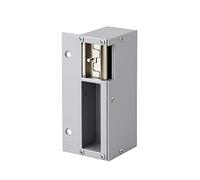 THIRARD - Gâche Électrique pour Serrure Verticale en Applique - Réversible - 12 V - Compatible Extérieur - Gris - Corps Alliage - Double Empênage - Installation Facile