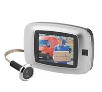 THIRARD - Judas Numérique Vidéo - 105° - Corps ABS - Caméra 0,3 Méga Pixels - Écran LCD 3,2 Pouces - Vision Nocturne - Alimentation Piles AAA - Adaptable à Tous Types de Portes - Gris