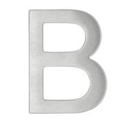 THIRARD - Lettre B Adhésif 3M - Acier Inoxydable - Hauteur 76 mm - Durable - Résistant à La Corrosion - Fini Brillant ou Brossé - Fixation Facile - Applications Visibles