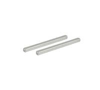 THIRARD Lot de 2 Carrés pour Poignée de Porte Pleins Zamak 7 x 110 mm | Section 7 mm, Longueur 110 mm, Lot de 2, Finition Brute, Pour Porte d'intérieur, Garantie 2 ans