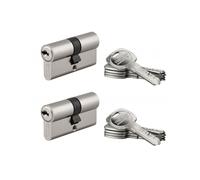 THIRARD Cylindre de Serrure Trafic 6, 30 x 30 mm, S'entrouvrant, Lot de 2