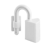 THIRARD - Lot de 2 Entrebâilleurs Bloque-Charnier - Amortisseur de Porte Anti-Pince Doigt - Cache Prise - Bloque Porte de Meuble - Sécurité Enfant - Blanc